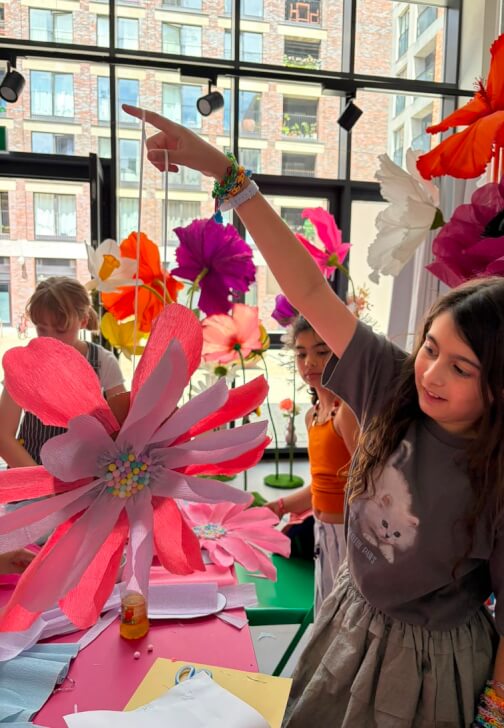 Kids' Paper Flower Workshop