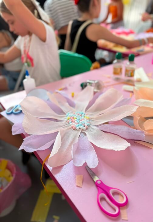 Photo from a paper Craft and Ink class in Bow