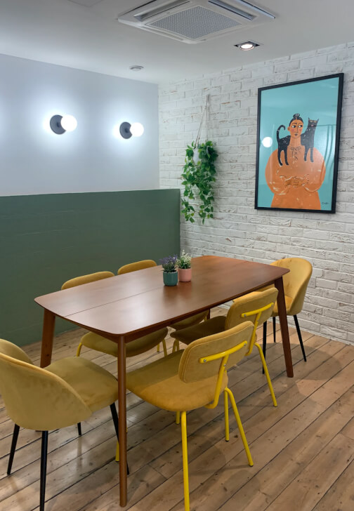 Painting class in Bloomsbury, London
