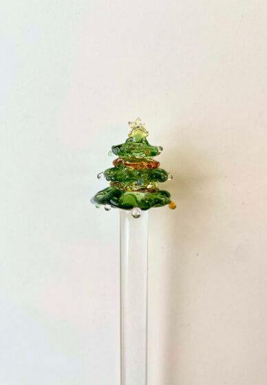 Lampworking Glass Workshop: Christmas Tree Stirrer