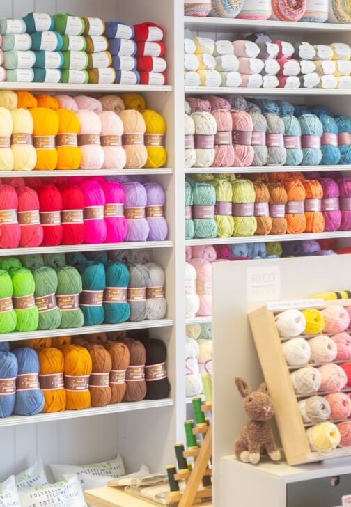 Photo from a textiles class in Eastbourne