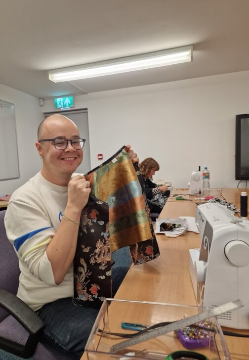 Textiles class in Wavendon