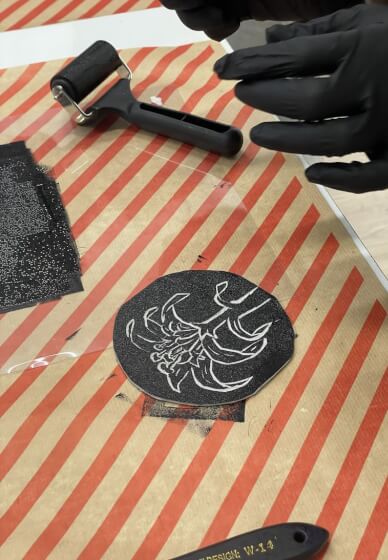 Lino Print Christmas Coaster Making Workshop