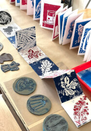 Lino Print Workshop: Halloween Poster / Card Making