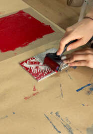 Lino Print Workshop: Halloween Poster / Card Making