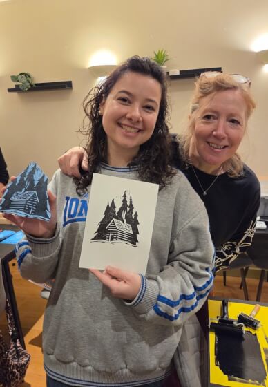 Lino Printing Workshop - Christmas Cards