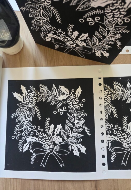 Photo from a paper Craft and Ink class in Urmston