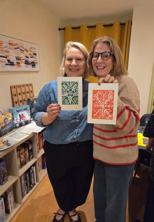 Paper Craft and Ink class in Urmston