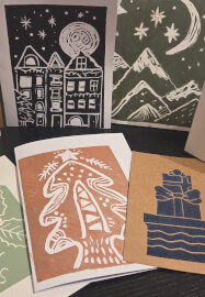 Lino Printing Workshop - Christmas Cards