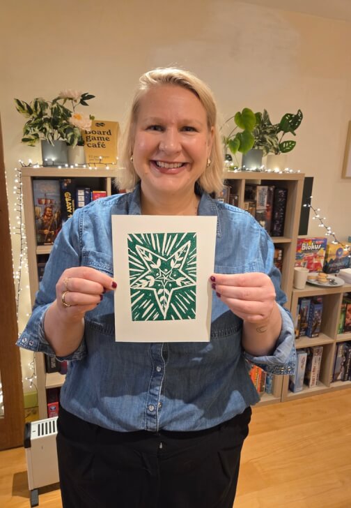 Paper Craft and Ink class in Urmston with Atelier Whimsy