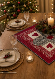 Log Cabin Table Centre Patchwork Workshop