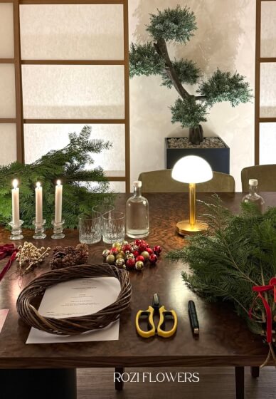Luxury Christmas Wreath Workshop