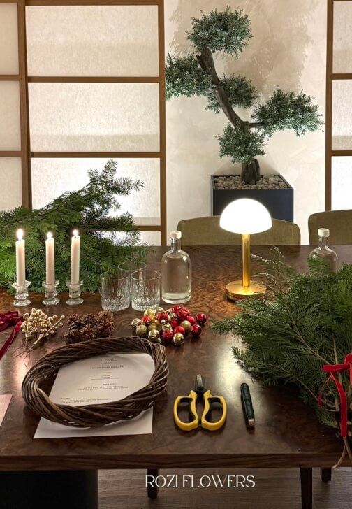 Luxury Christmas Wreath Workshop
