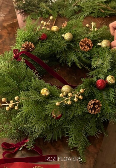 Luxury Christmas Wreath Workshop