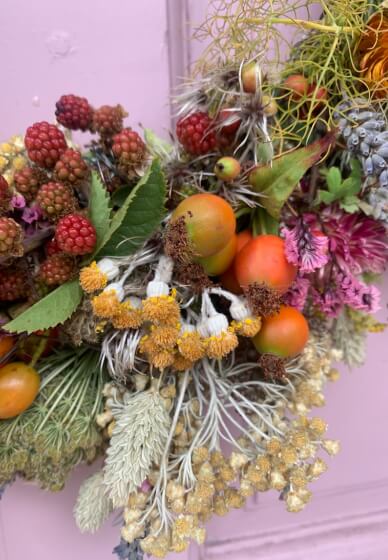 Luxury Christmas Wreath Workshop - the White Horses, Rottingdean