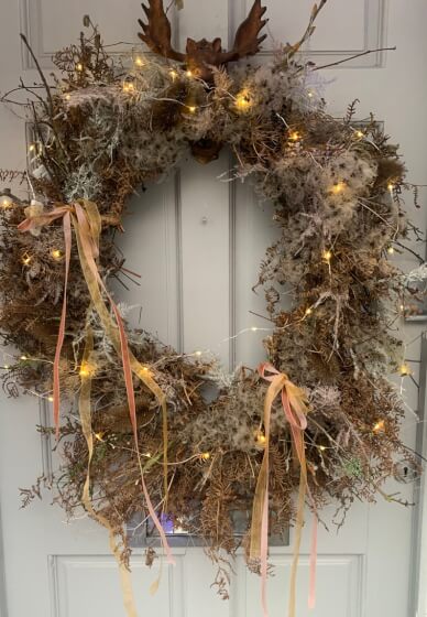Luxury Christmas Wreath Workshop - the White Horses, Rottingdean