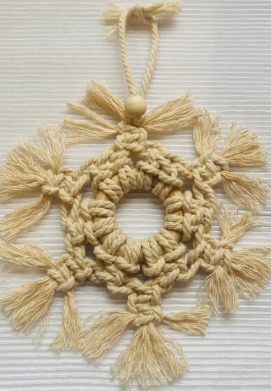 Macrame Christmas Tree Decorations Workshop (set of 4)