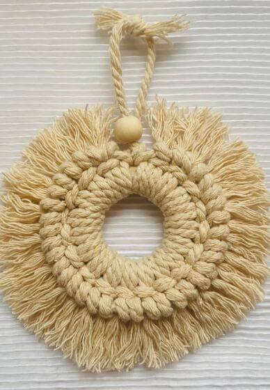 Macrame Christmas Tree Decorations Workshop (set of 4)