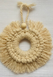 Macrame Christmas Tree Decorations Workshop (set of 4)