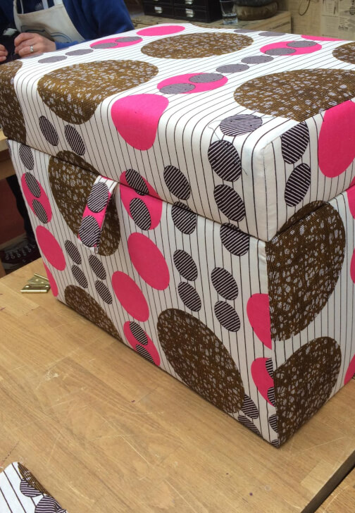 Make a Lined Upholstered Box Course