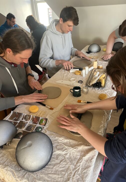 Pottery class in Bristol with Olu T Designs