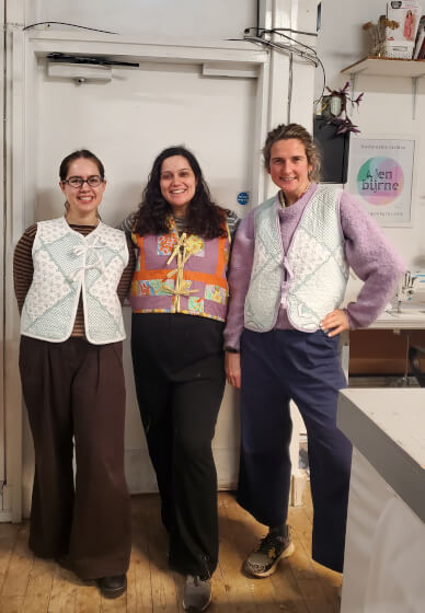 Make an Upcycled Vest from a Wool Blanket or Quilt: Sewing Course