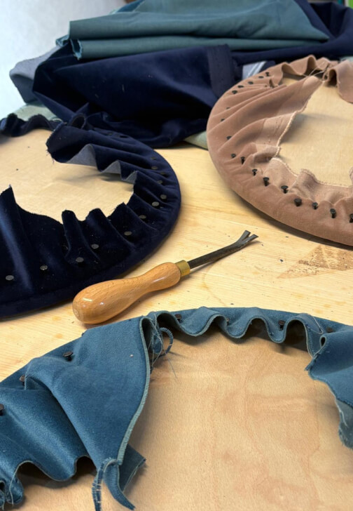 Textiles class in London with Rounded by