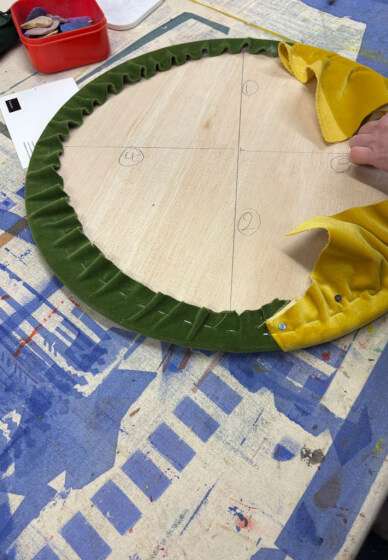 Make an Upholstered Cork Pinboard Workshop
