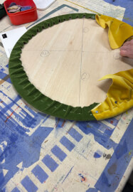 Make an Upholstered Cork Pinboard Workshop