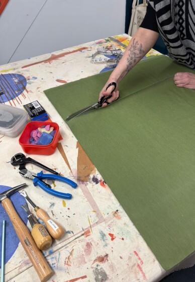 Make an Upholstered Cork Pinboard Workshop