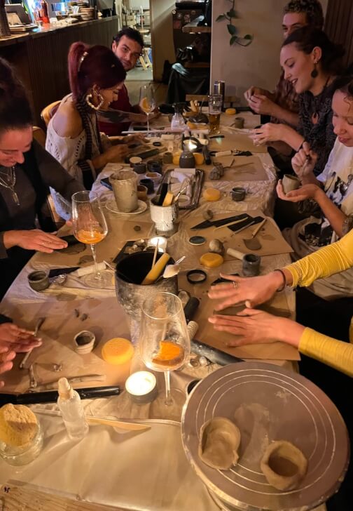 Pottery class in Bristol with Olu T Designs