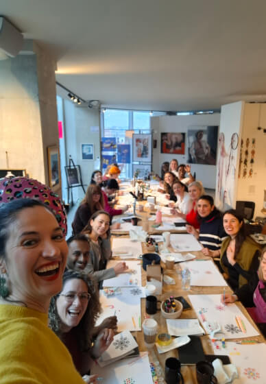 Mandala Dot Painting Class - Christmas and Diwali - Candle