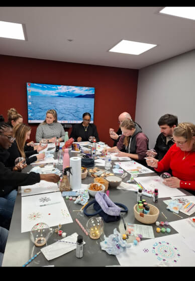 Mandala Dot Painting Class - Christmas and Diwali - Candle