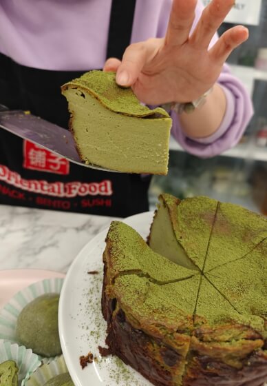 Matcha Desserts Making Class - Basque Cake and Mochi