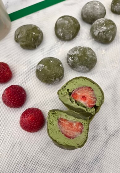 Matcha Desserts Making Class - Basque Cake and Mochi