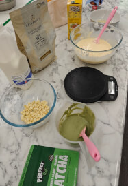 Matcha Desserts Making Class - Basque Cake and Mochi