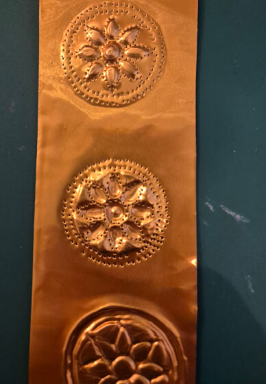 Metal Embossing Experience