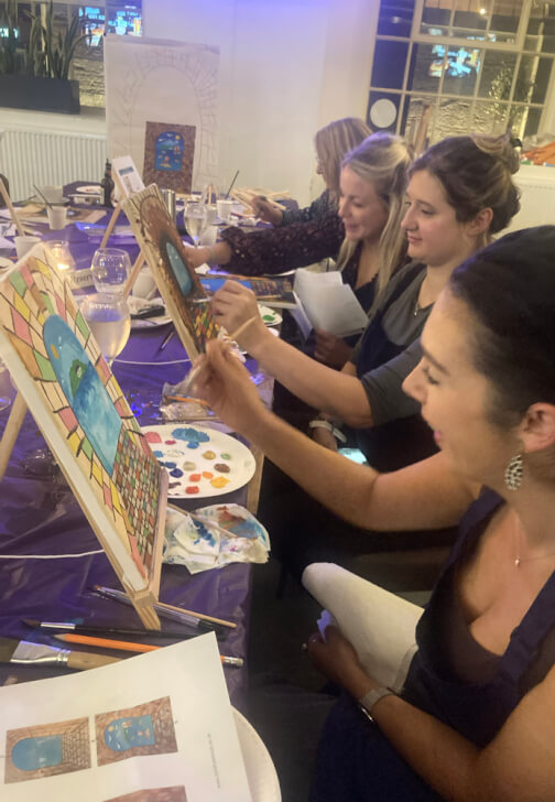 Painting experience in Plymouth with Mindful Art Club CIC