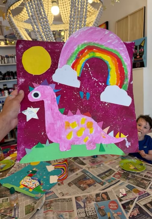 Painting class in Battersea