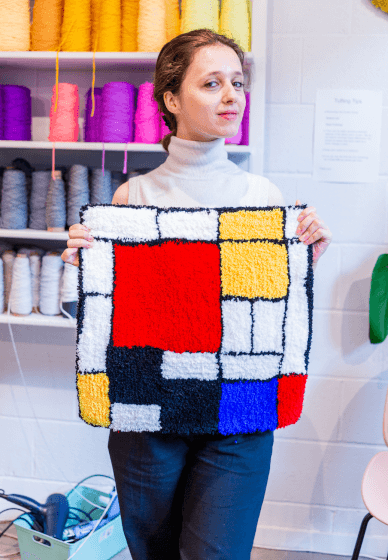Mini Rug Tuffting Mini Rug Tufting Workshop London | Gifts | ClassBento