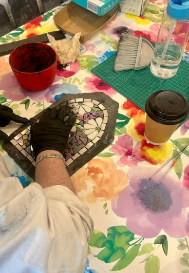 Mixed-Media / Picassiette Mosaics on Slate Workshop