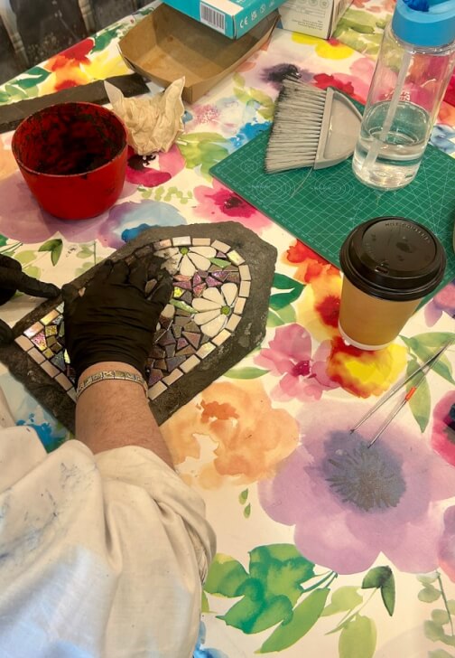 Glass and Mosaic class in Falkirk