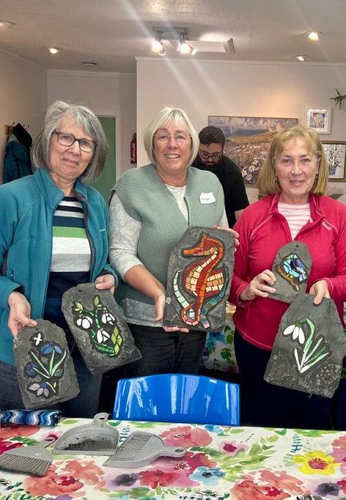 Mixed-Media / Picassiette Mosaics on Slate Workshop