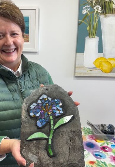 Mixed-Media / Picassiette Mosaics on Slate Workshop