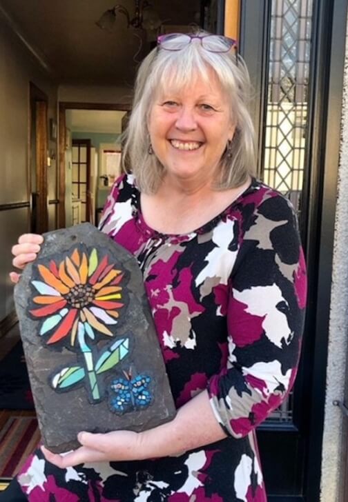 Glass and Mosaic class in Falkirk with Mosaic & Glass