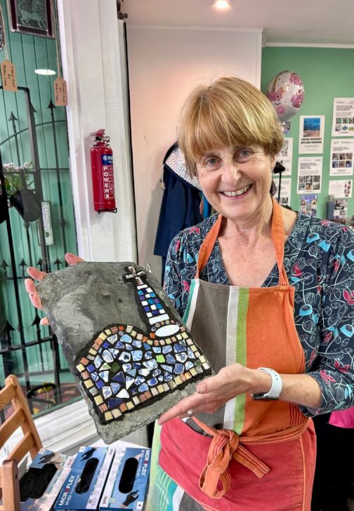 Mixed-Media / Picassiette Mosaics on Slate Workshop
