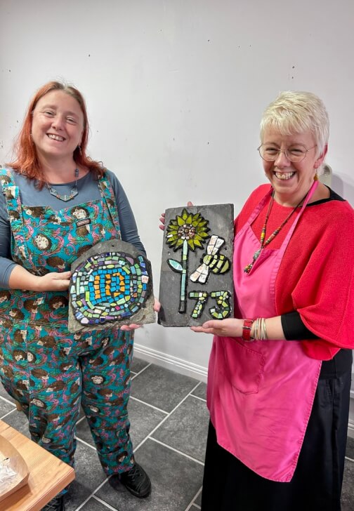 Glass and Mosaic class in Falkirk