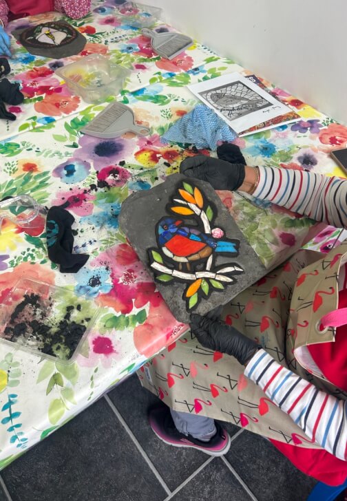 Glass and Mosaic class in Falkirk, Scotland