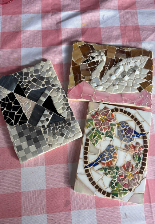 Glass and Mosaic class in Clapham with HEINMA studio