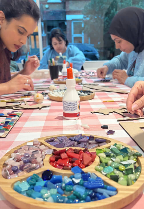 Glass and Mosaic class in Clapham